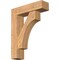 Ekena Millwork Westlake Block Smooth Bracket w/ Offset Brace, Western Red Cedar, 7 1/2"W x 28"D x 36"H BKT0806X28X36WTL05SWR - alternate 1